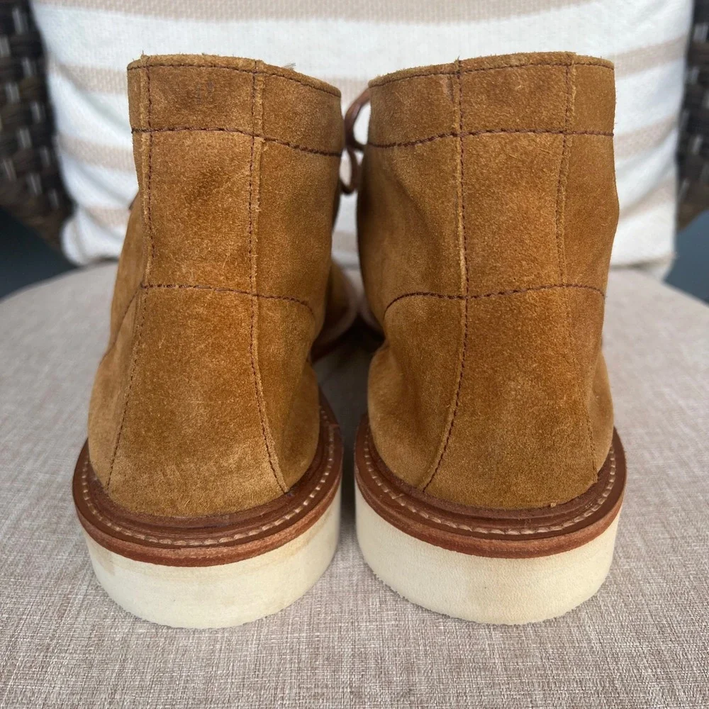 Frye Men's 12 Paul Weekend Chukka Boots Cognac Brown Suede 34807618ZB Americana - Picture 6 of 13